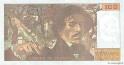100 Francs DELACROIX imprimé en continu FRANCIA  1990 F.69bis.01bB q.SPL