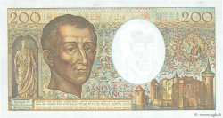 200 Francs MONTESQUIEU FRANCE  1985 F.70.05 UNC-