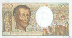 200 Francs MONTESQUIEU FRANCE  1988 F.70.08 XF+