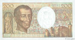 200 Francs MONTESQUIEU alphabet 101 FRANCIA  1992 F.70bis.01 SPL+