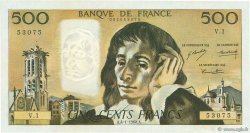 500 Francs PASCAL FRANKREICH  1968 F.71.01 VZ to fST