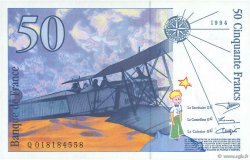 50 Francs SAINT-EXUPÉRY modifié FRANCE  1994 F.73.01b UNC