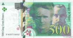 500 Francs PIERRE ET MARIE CURIE FRANCE  1996 F.76.03 UNC-