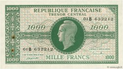 1000 Francs MARIANNE Chiffres gras FRANKREICH  1945 VF.12.02 VZ+