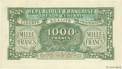 1000 Francs MARIANNE Chiffres maigres FRANCIA  1945 VF.13.03 q.SPL