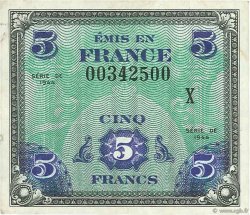 5 Francs DRAPEAU FRANCIA  1944 VF.17.03 BB