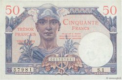 50 Francs TRÉSOR FRANÇAIS FRANCIA  1947 VF.31.01 SPL+