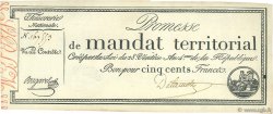 500 Francs sans série FRANCE  1796 Ass.62a AU-