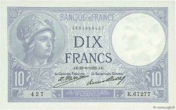 10 Francs MINERVE FRANKREICH  1932 F.06.16 fST+