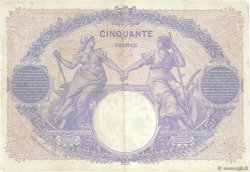 50 Francs BLEU ET ROSE FRANKREICH  1913 F.14.26 SS