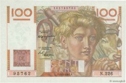 100 Francs JEUNE PAYSAN FRANKREICH  1947 F.28.16 ST