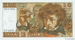 10 Francs BERLIOZ FRANKREICH  1972 F.63.01 fST