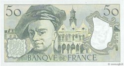 50 Francs QUENTIN DE LA TOUR FRANCIA  1984 F.67.10 q.FDC