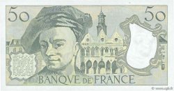 50 Francs QUENTIN DE LA TOUR FRANKREICH  1988 F.67.14 fST+