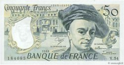50 Francs QUENTIN DE LA TOUR FRANCIA  1988 F.67.14 AU