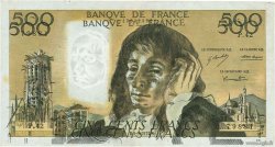 500 Francs PASCAL FRANKREICH  1974 F.71.11 SS