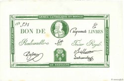 50 Livres FRANCE  1794 Laf.278 UNC-