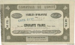 50 Francs FRANKREICH  1846 F.- fST