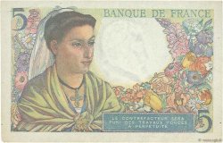 5 Francs BERGER FRANCE  1945 F.05.06 SUP