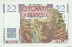 50 Francs LE VERRIER FRANCE  1949 F.20.11 AU-