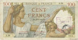 100 Francs SULLY FRANCE  1939 F.26.01 F