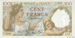 100 Francs SULLY FRANKREICH  1941 F.26.48 ST