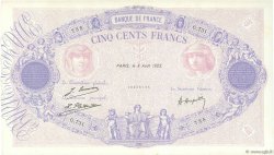 500 Francs BLEU ET ROSE FRANCIA  1923 F.30.27 BB to SPL