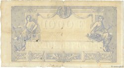 1000 Francs BLEU ET ROSE FRANCE  1890 F.36.02 VG