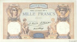 1000 Francs CÉRÈS ET MERCURE FRANCE  1927 F.37.01 XF