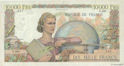 10000 Francs GÉNIE FRANÇAIS FRANCIA  1946 F.50.14 BC