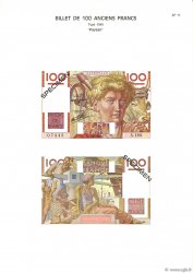 100 Francs JEUNE PAYSAN FRANCIA  1975 F.28pl FDC