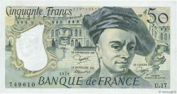 50 Francs QUENTIN DE LA TOUR FRANCE  1979 F.67.05