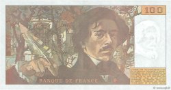 100 Francs DELACROIX imprimé en continu FRANCIA  1990 F.69bis.02d SC