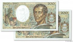 200 Francs MONTESQUIEU FRANKREICH  1983 F.70.03 ST