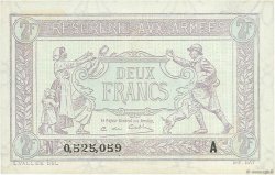 2 Francs TRÉSORERIE AUX ARMÉES FRANCE  1917 VF.05.01 AU+