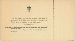 1000 Francs FRANCE regionalismo y varios  1944 - SC