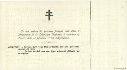 5000 Francs FRANCE regionalismo e varie  1944 - AU