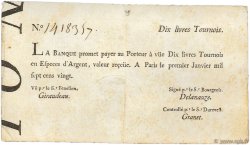 10 Livres Tournois FRANCE  1720 Dor.21 VF+