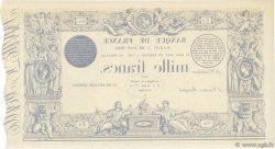 1000 Francs type 1862 FRANCE  1863 F.A36.00 UNC