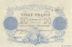 20 Francs type 1871 FRANCIA  1872 F.A46.03 SPL
