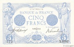 5 Francs BLEU FRANCE  1915 F.02.29