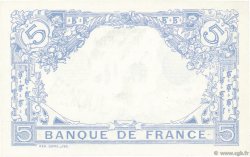 5 Francs BLEU lion inversé FRANKREICH  1917 F.02bis.04 fST