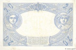 20 Francs BLEU FRANKREICH  1913 F.10.03 SS to VZ