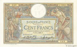 100 Francs LUC OLIVIER MERSON grands cartouches FRANCE  1925 F.24.03 XF-