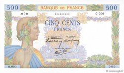 500 Francs LA PAIX FRANCE  1940 F.32.00Ed1 UNC