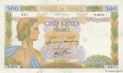 500 Francs LA PAIX FRANCIA  1944 F.32.46 MBC