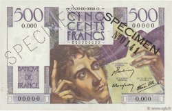 500 Francs CHATEAUBRIAND FRANKREICH  1945 F.34.01Spn2 fST+