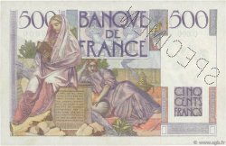 500 Francs CHATEAUBRIAND FRANCIA  1945 F.34.01Spn2 q.FDC