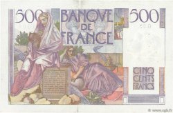 500 Francs CHATEAUBRIAND FRANCE  1946 F.34.06 VF - XF