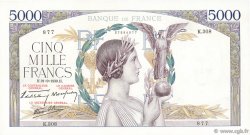 5000 Francs VICTOIRE Impression à plat FRANCIA  1939 F.46.11 EBC